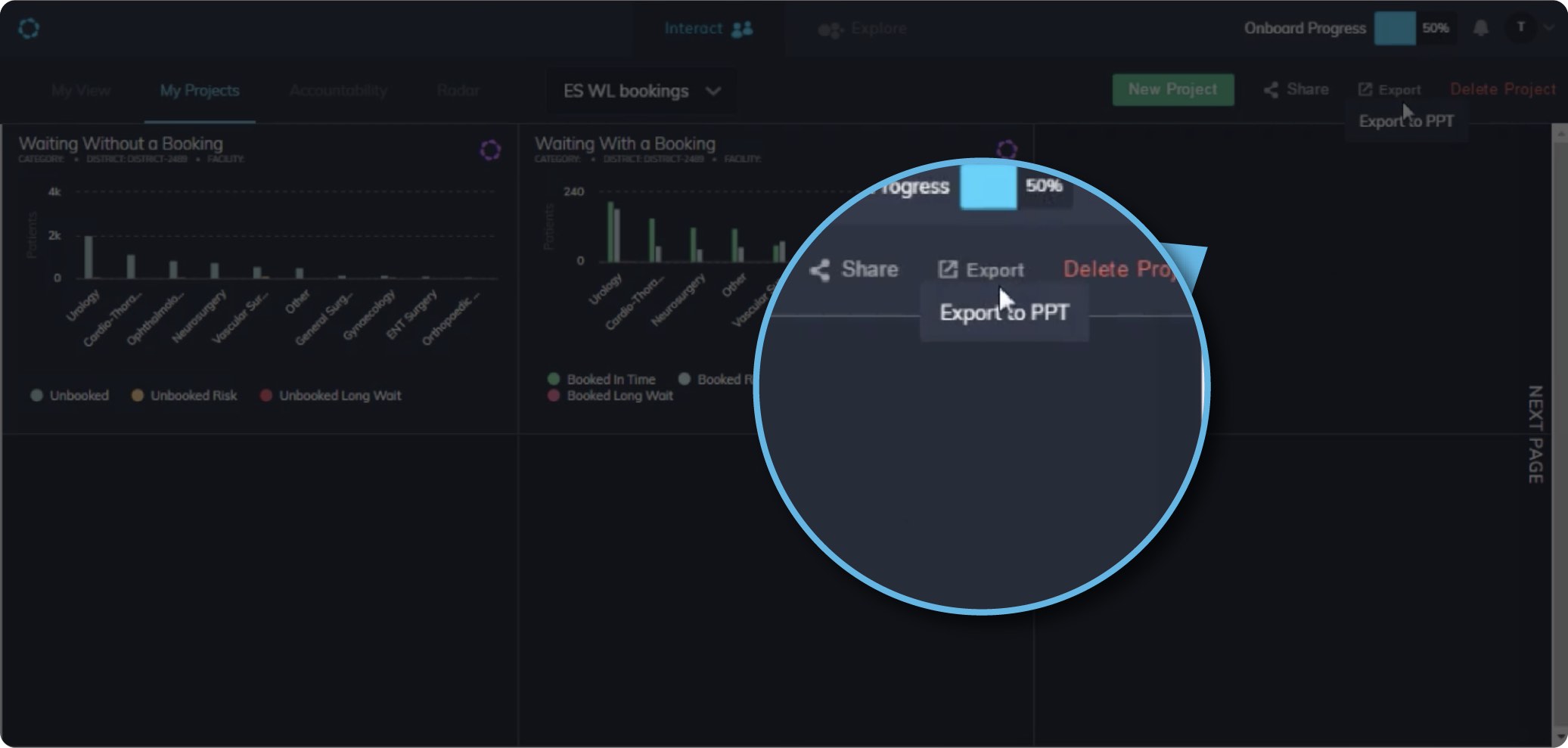 Export charts automatically into PowerPoint